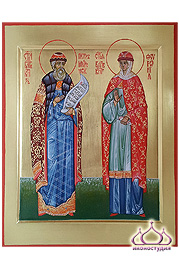 Икона святых благоверных князя Петра и княгини Февронии Муромских