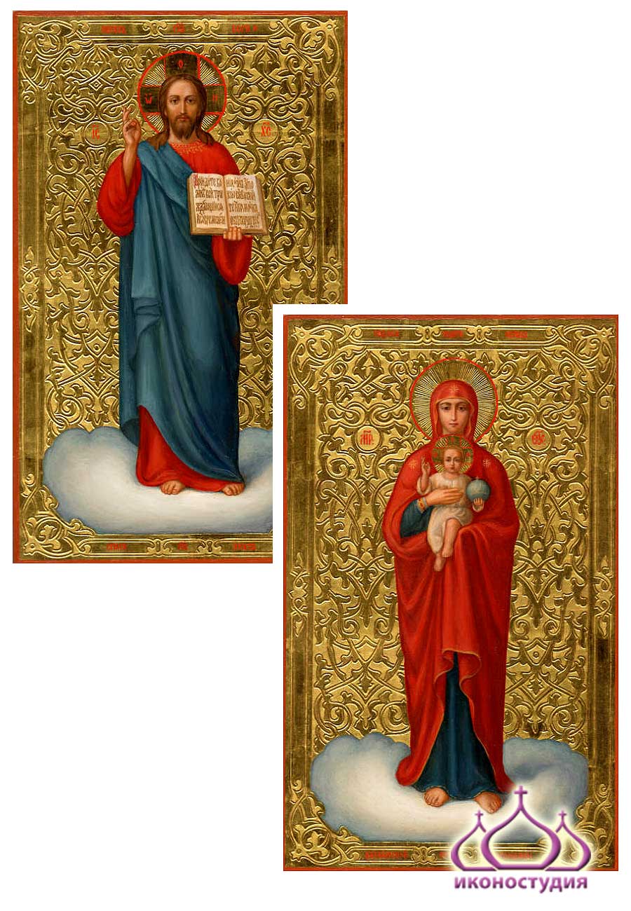 Ростовой образ Спасителя и Валаамская икона Божией Матери